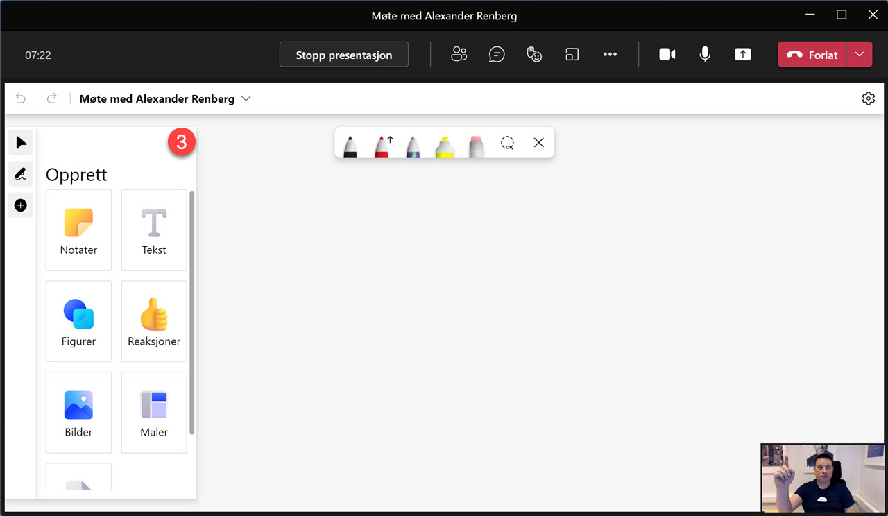 Hvordan bruke Microsoft Whiteboard Komplett guide